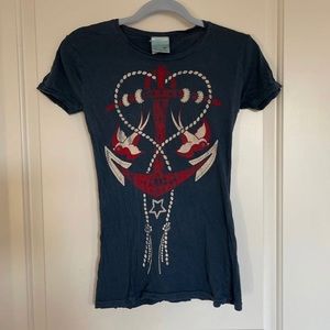 Vintage loungefly anchor tee
